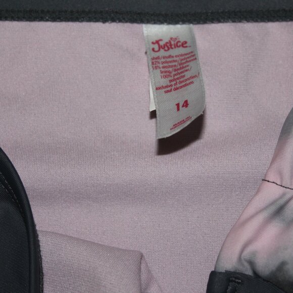 2 Pcs Justice Tankini Swimsuit Size 14 - Picture 4 of 10